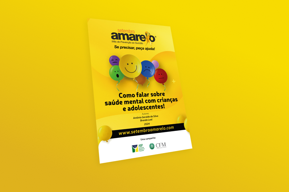 Como falar sobre saúde mental com crianças e adolescentes é tema de cartilha da ABP
