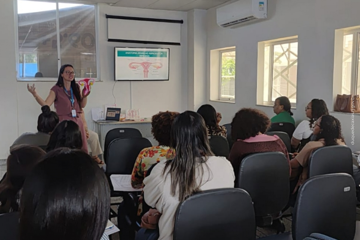 Departamento de atenção à saúde realiza capacitação em planejamento reprodutivo na maternidade de Santa Cruz da Serra