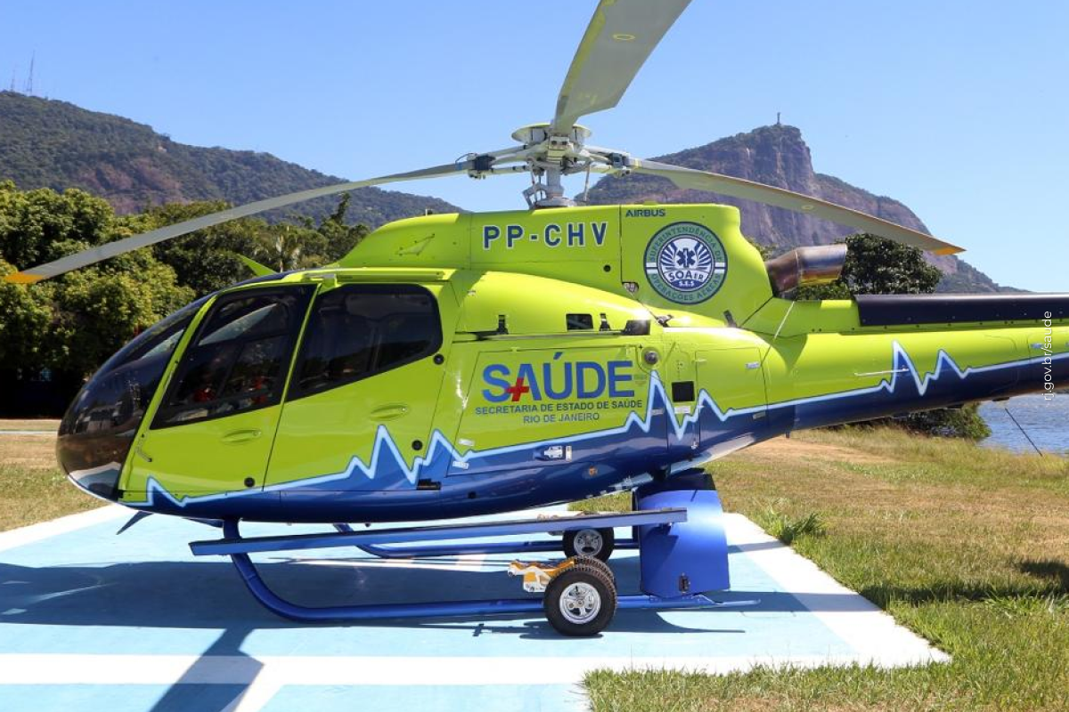 Serviço aéreo de saúde do RJ amplia capacidade de transporte de órgãos vitais e neonatal