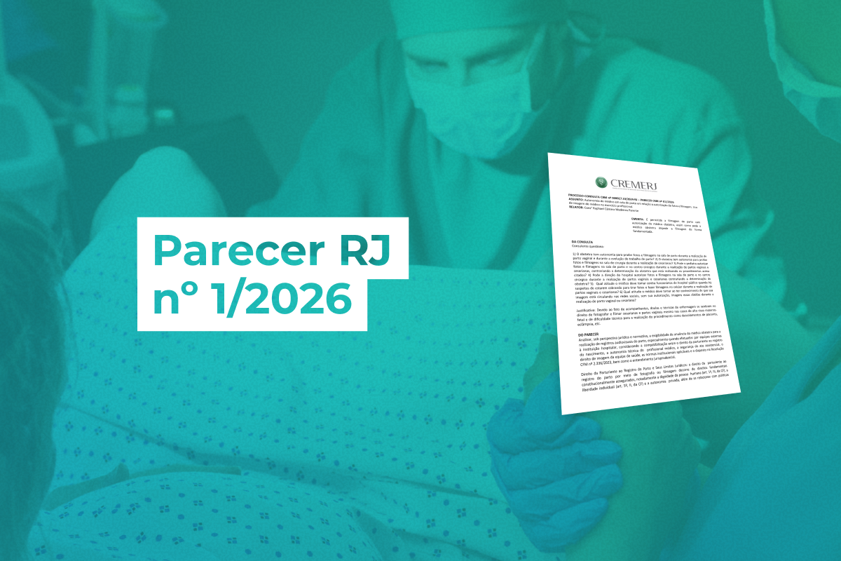 Médico obstetra é quem autoriza filmagens em sala de parto, prevê parecer do CREMERJ