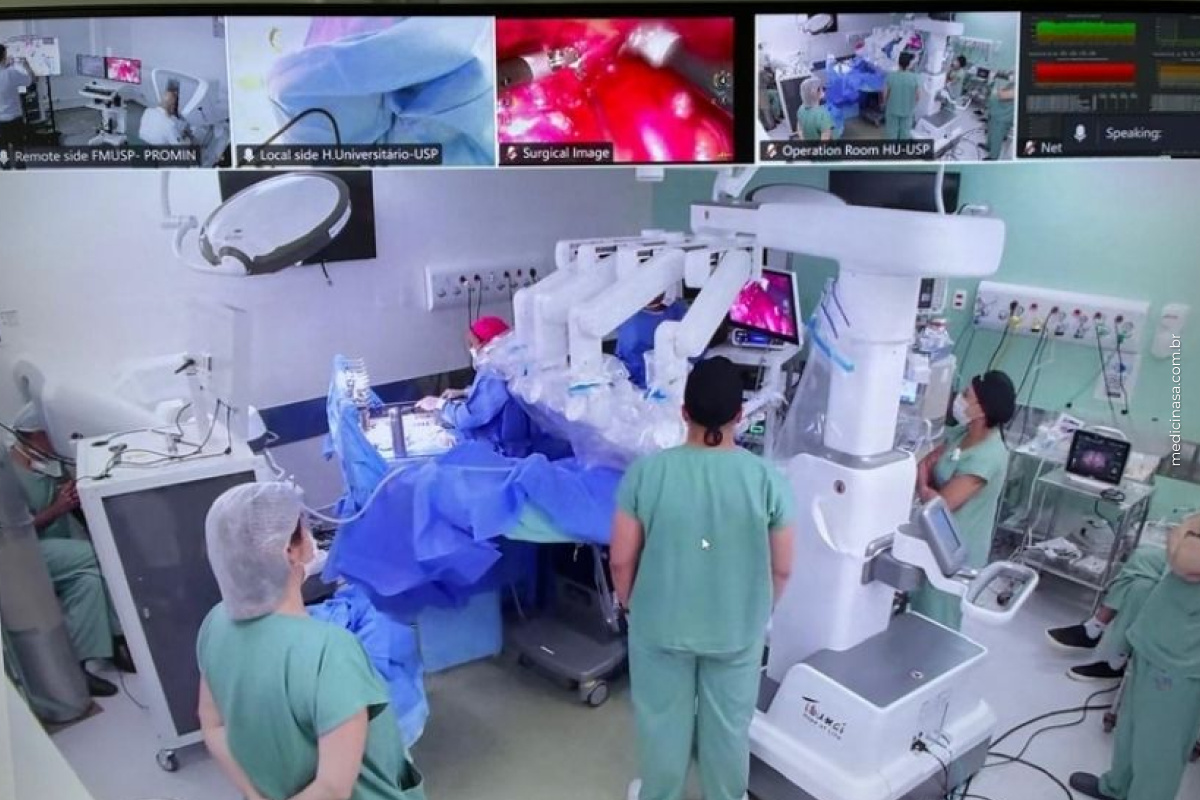 FMUSP realiza as primeiras telecirurgias robóticas do SUS