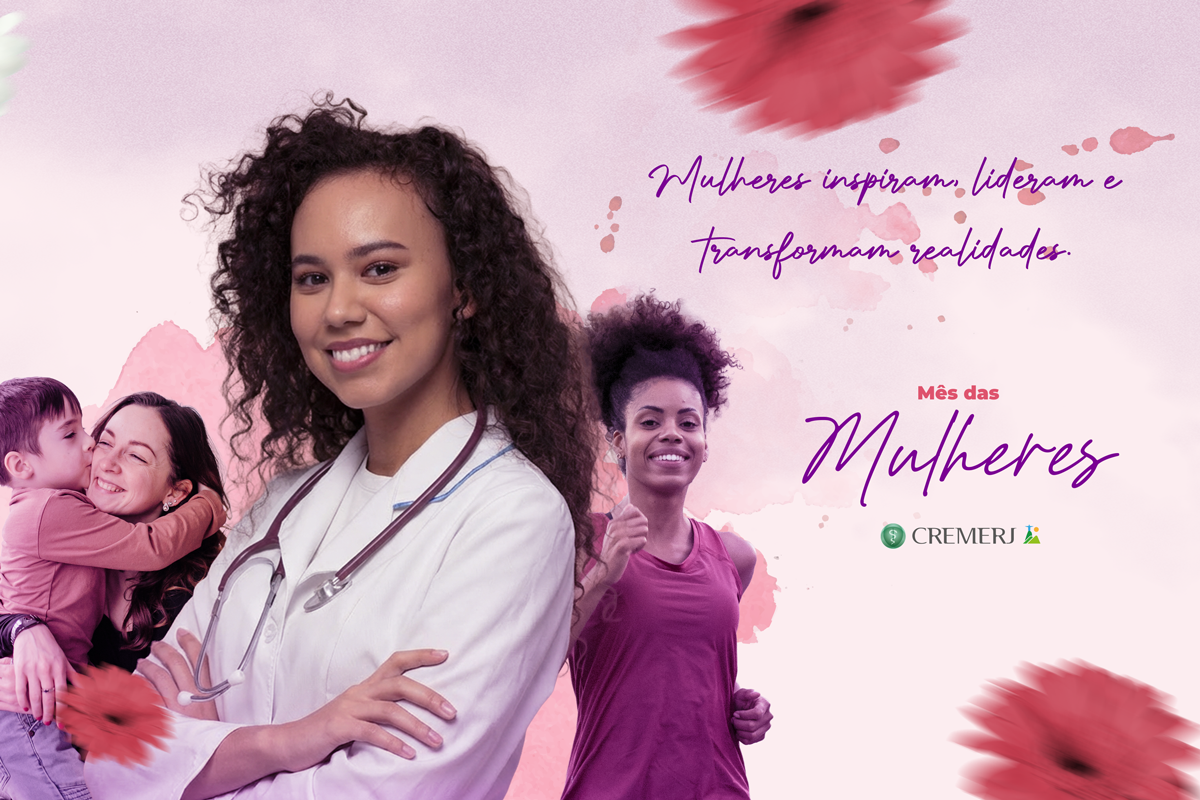 Dia Internacional da Mulher: CREMERJ parabeniza todas as mulheres