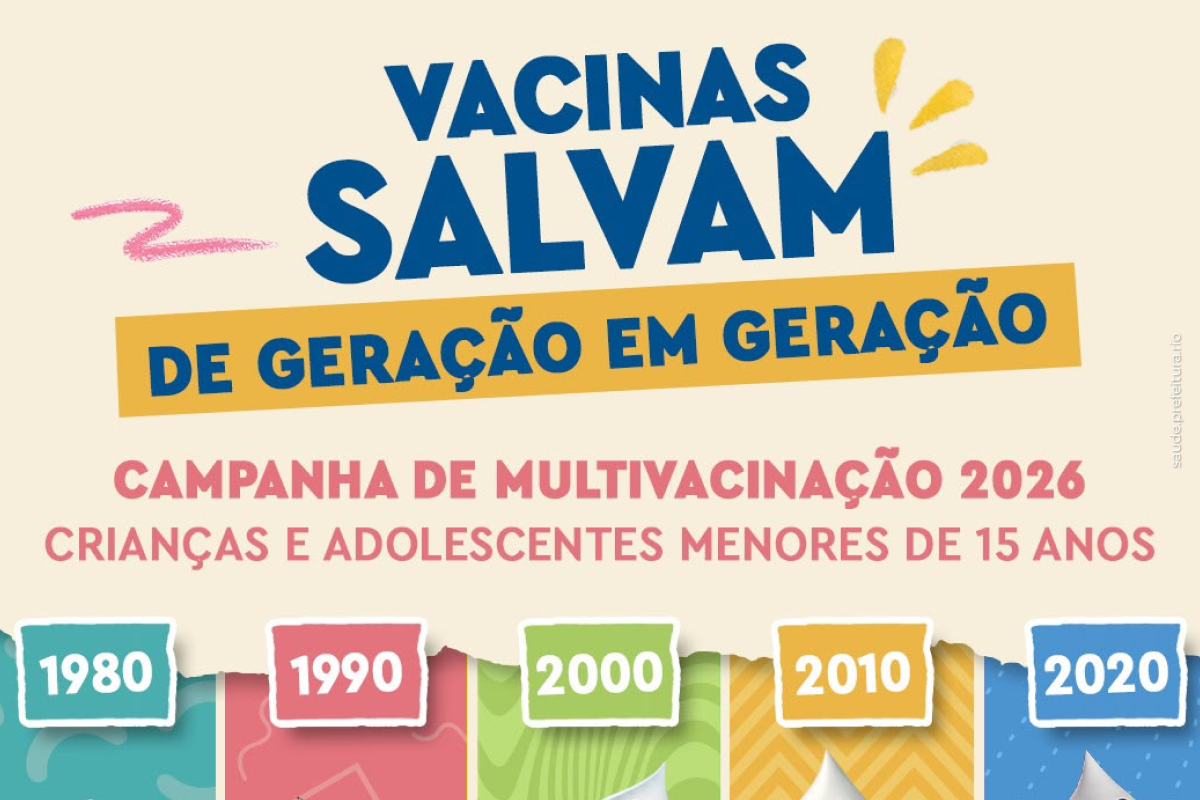 Rio inicia campanha de atualização da caderneta de vacinação